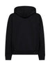 Black cotton Ami de Cœur zip-up hoodie