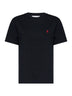 Black cotton jersey Ami de Cœur T-shirt
