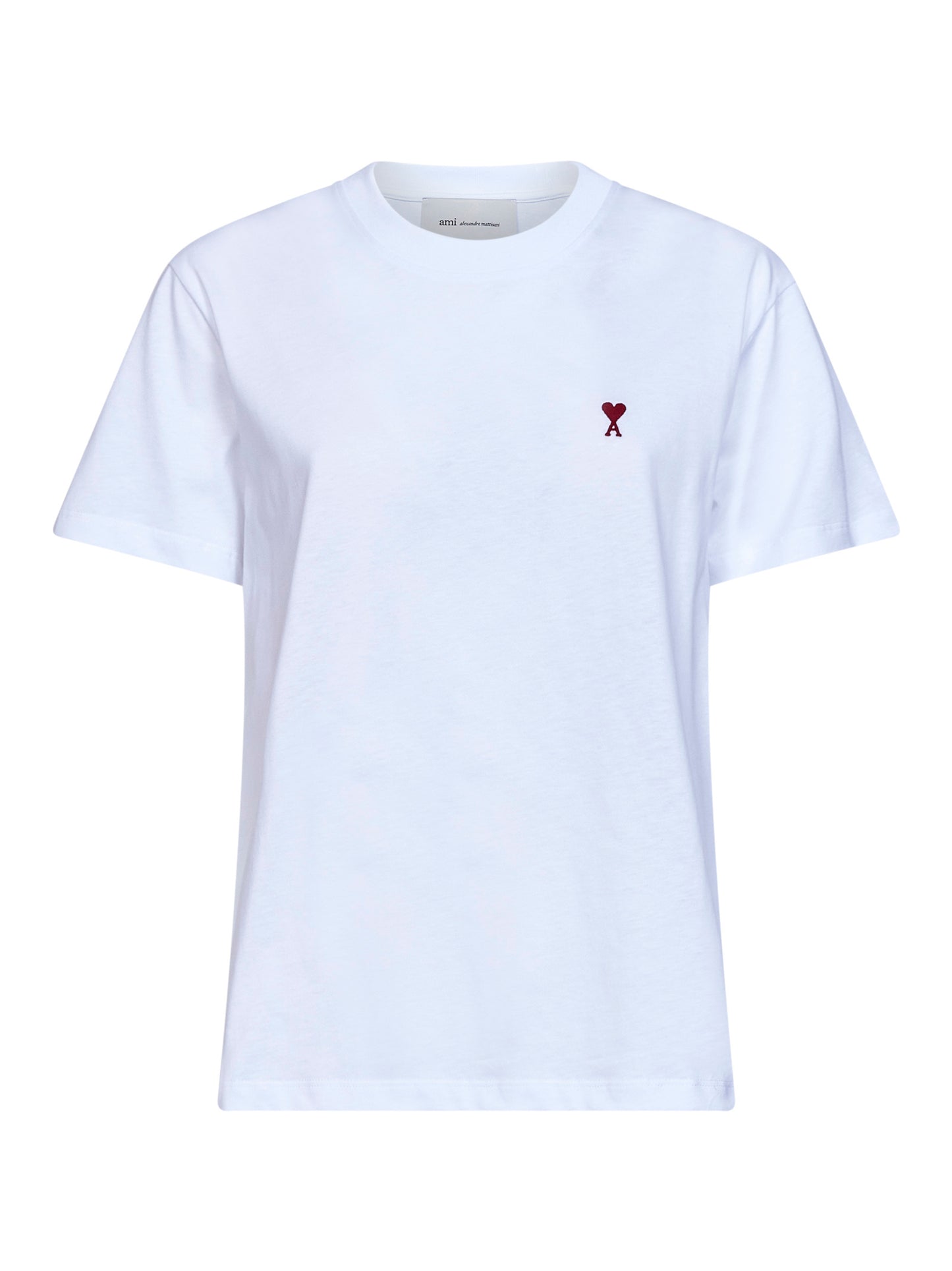 T-shirt Ami de Cœur in jersey di cotone bianco