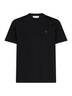 T-shirt Ami de Cœur in cotone nero