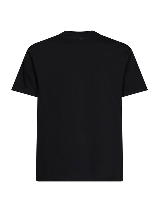 Black cotton Ami de Cœur T-shirt