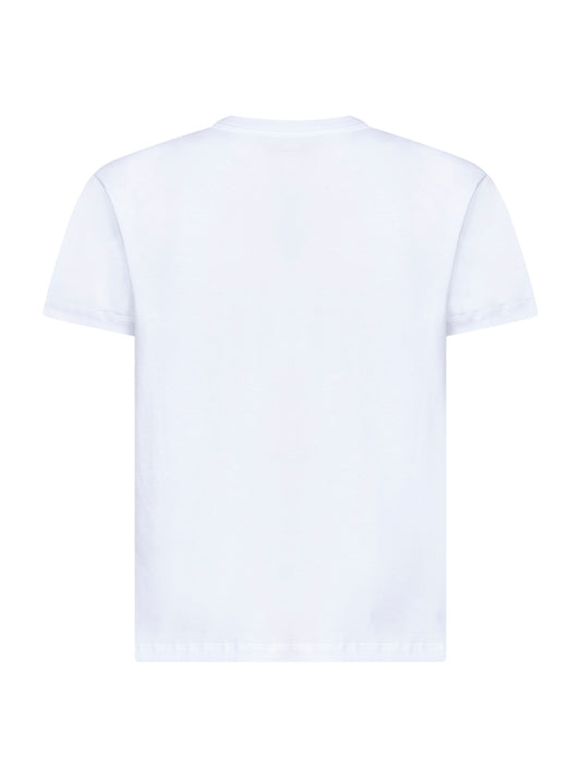 White cotton Ami de Cœur T-shirt