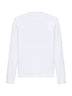 T-shirt a maniche lunghe Ami de Cœur in cotone bianco