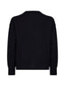 Cardigan Ami de Cœur in lana merino infeltrita nera