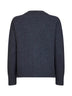 Cardigan Ami de Cœur in lana merino infeltrita grigia