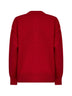 Cardigan Ami de Cœur in lana merino infeltrita rossa