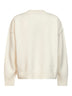 Maglione girocollo Ami de Cœur in lana merino infeltrita ecrù