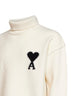 Maglione Ami de Cœur in lana merino infeltrita ecrù