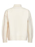 Maglione Ami de Cœur in lana merino infeltrita ecrù