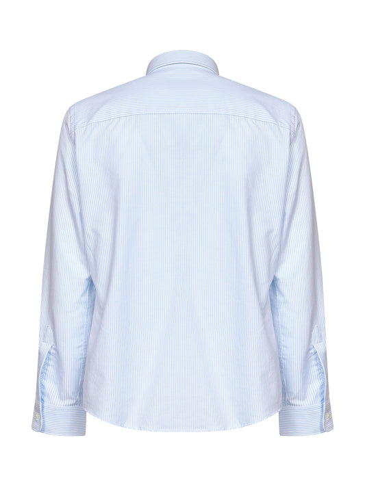 Sky blue and white striped cotton Ami de Coeur shirt