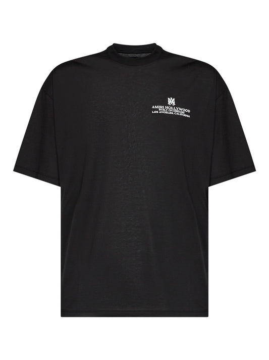 T-shirt oversize Built On Dreams in jersey di cotone nero
