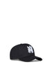 Black cotton full canvas MA baseball cap