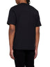 T-Shirt con Stampa Logo Lettering in Cotone Nero