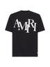 T-shirt AMIRI Staggered Logo nera