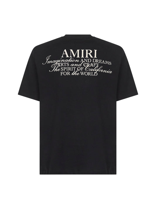 T-shirt AMIRI Spirit in jersey nero