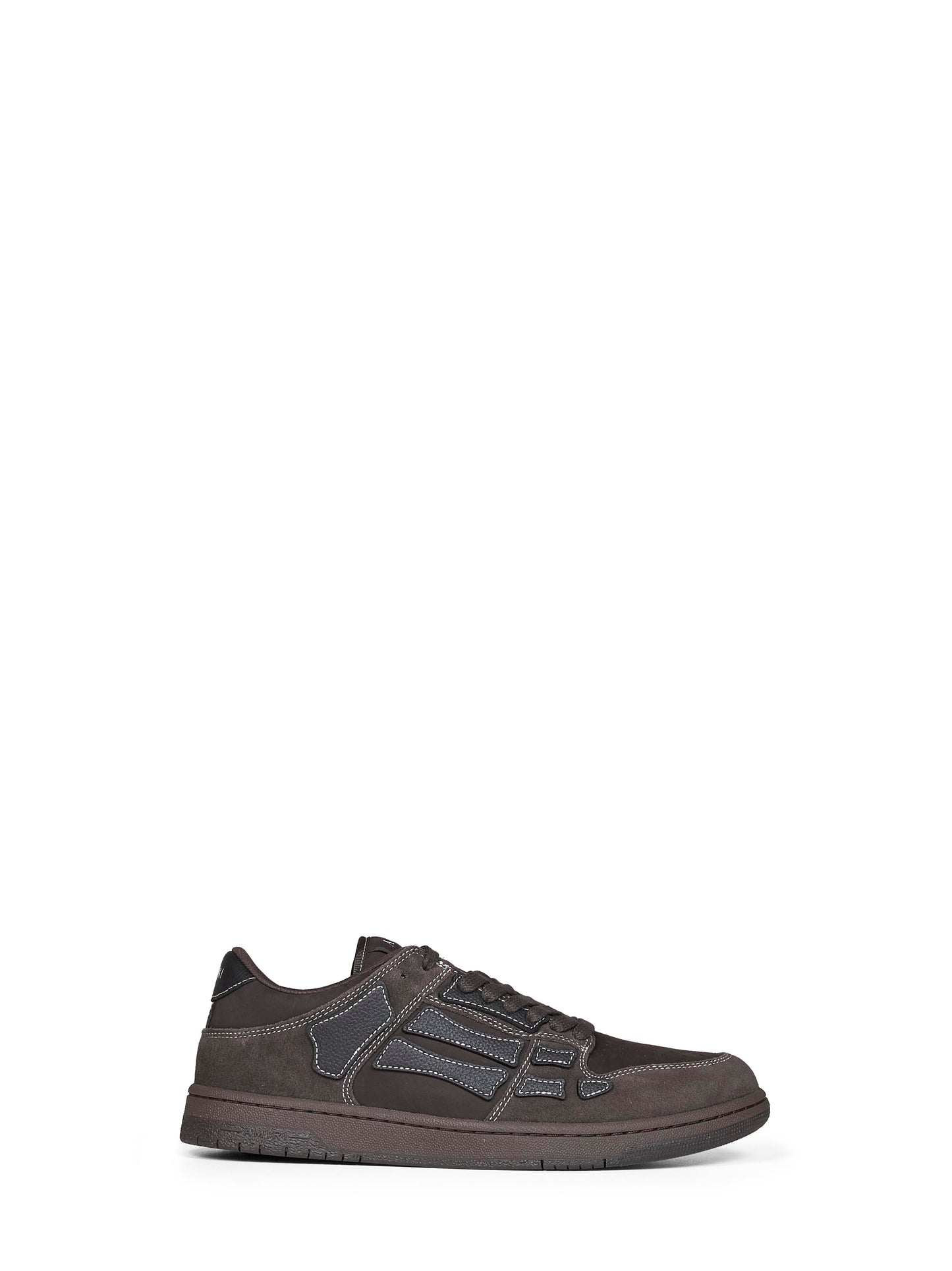 Sneakers Skel Top Low in camoscio marrone