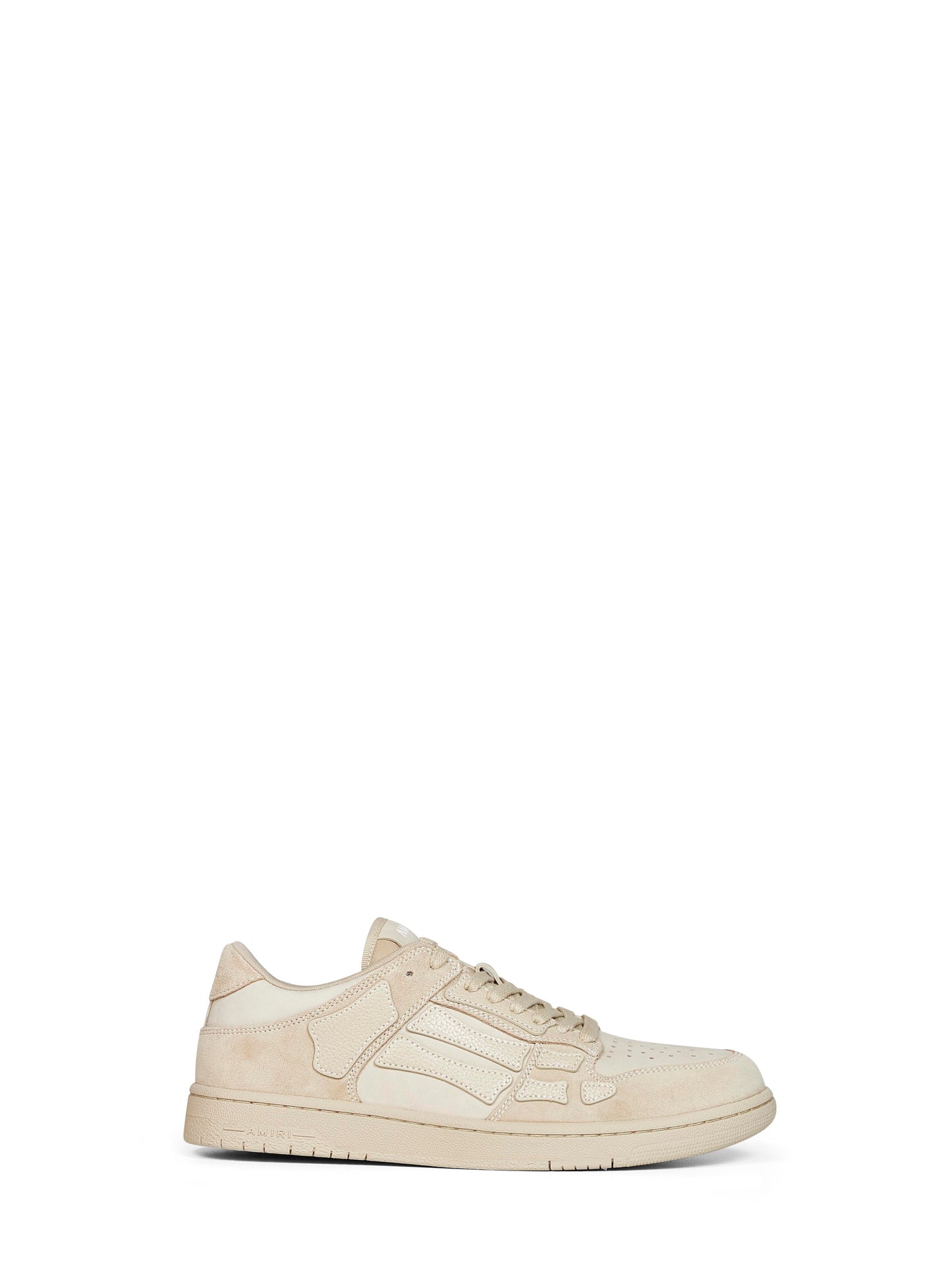 Sneakers Skel Top Low in camoscio alabastro