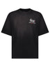 T-shirt oversize Amiri Studio in jersey di cotone nero