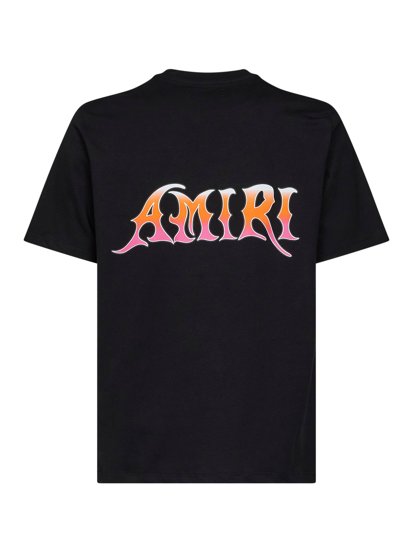 T-shirt MA in jersey di cotone nero