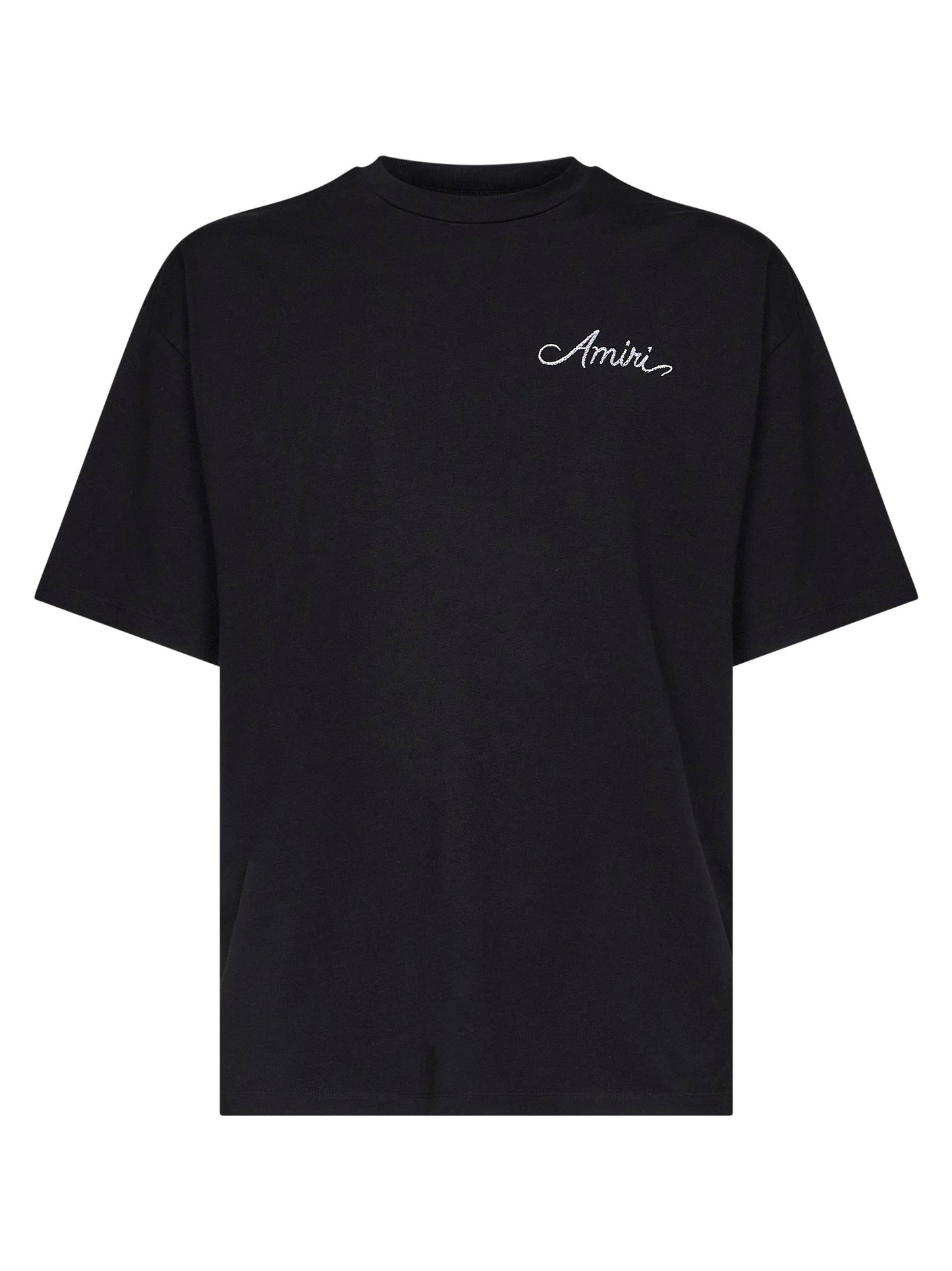 Black jersey MA Quad checkerboard T-shirt