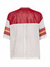 Maglia South Cali in pelle traforata avorio