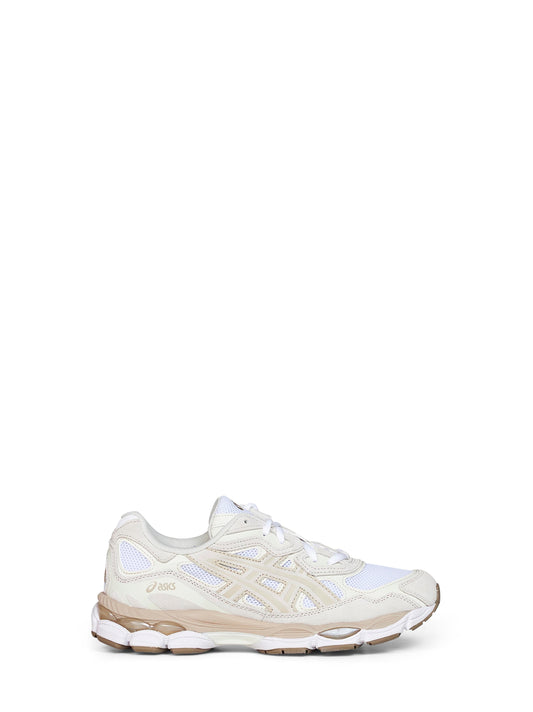 White and feather grey GEL-NYC sneakers