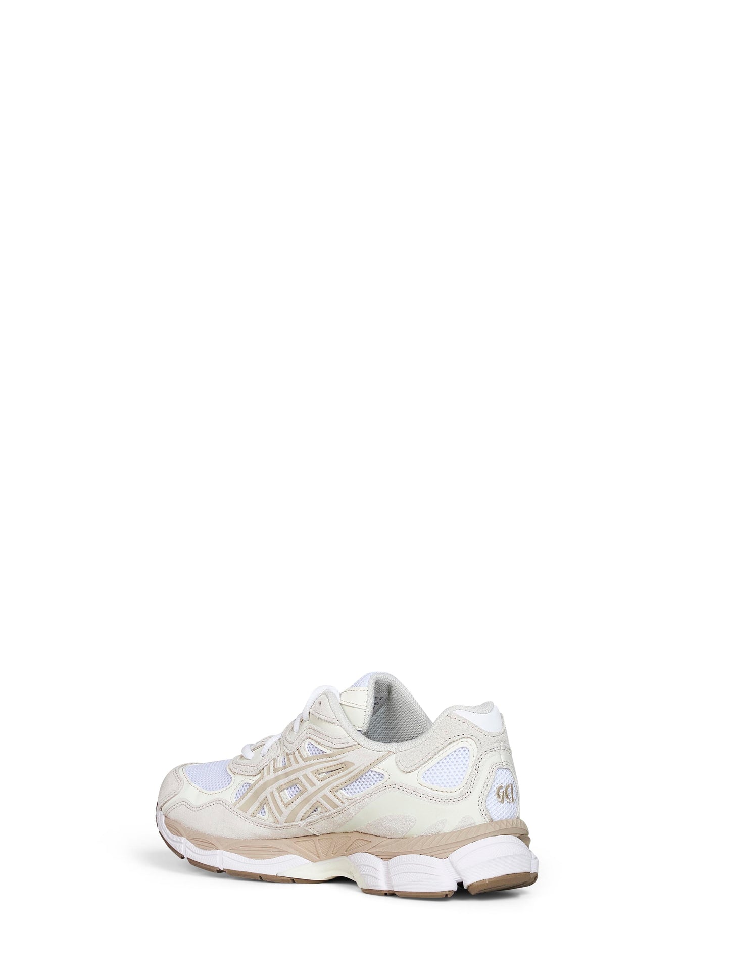 White and feather grey GEL-NYC sneakers