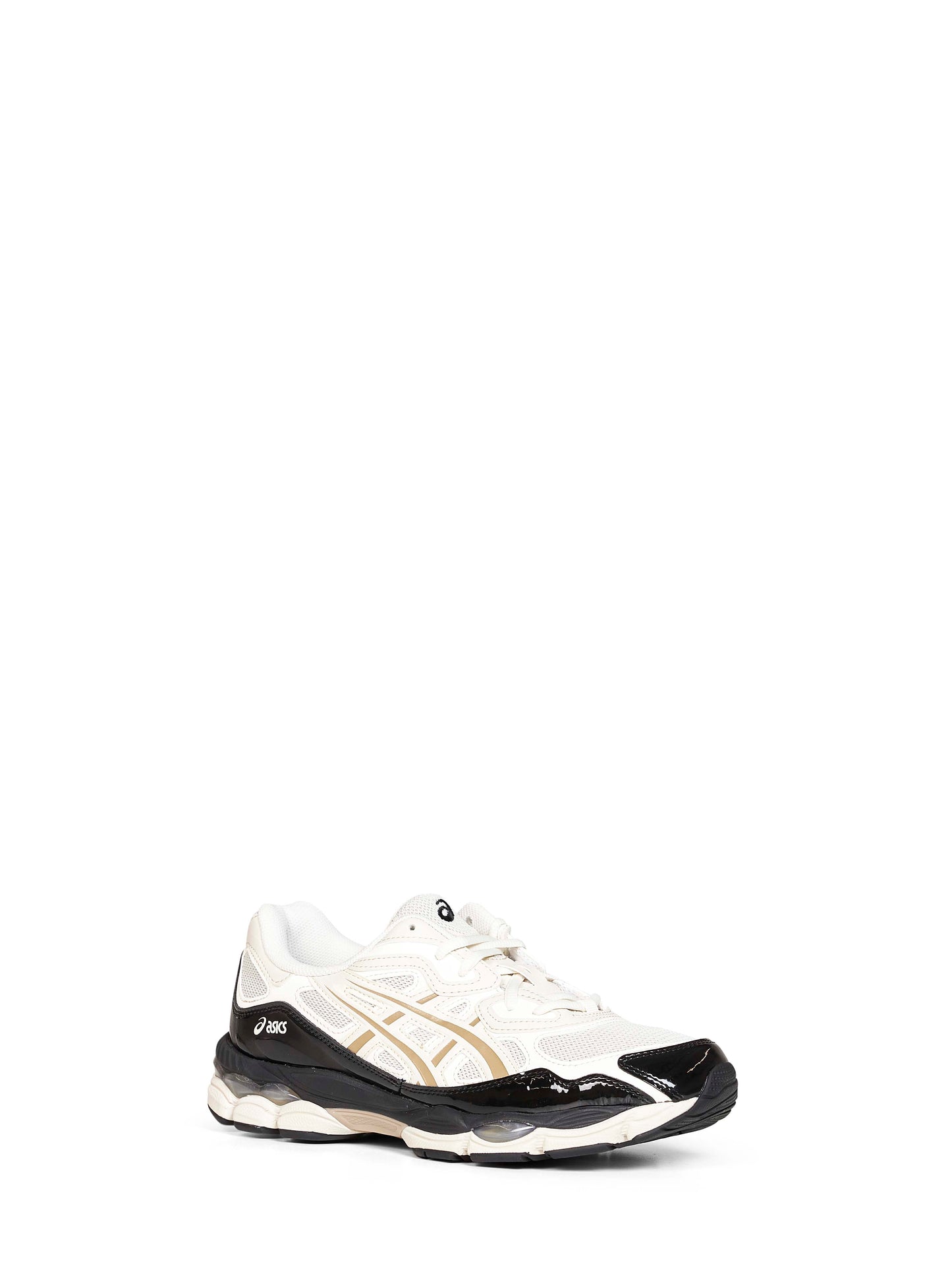 Sneakers con design a pannelli Gel-NYC in bianco , nero e beige