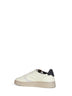 White leather and pinecone suede Medalist Low sneakers