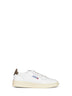 White leather Medalist Low sneakers<BR/>