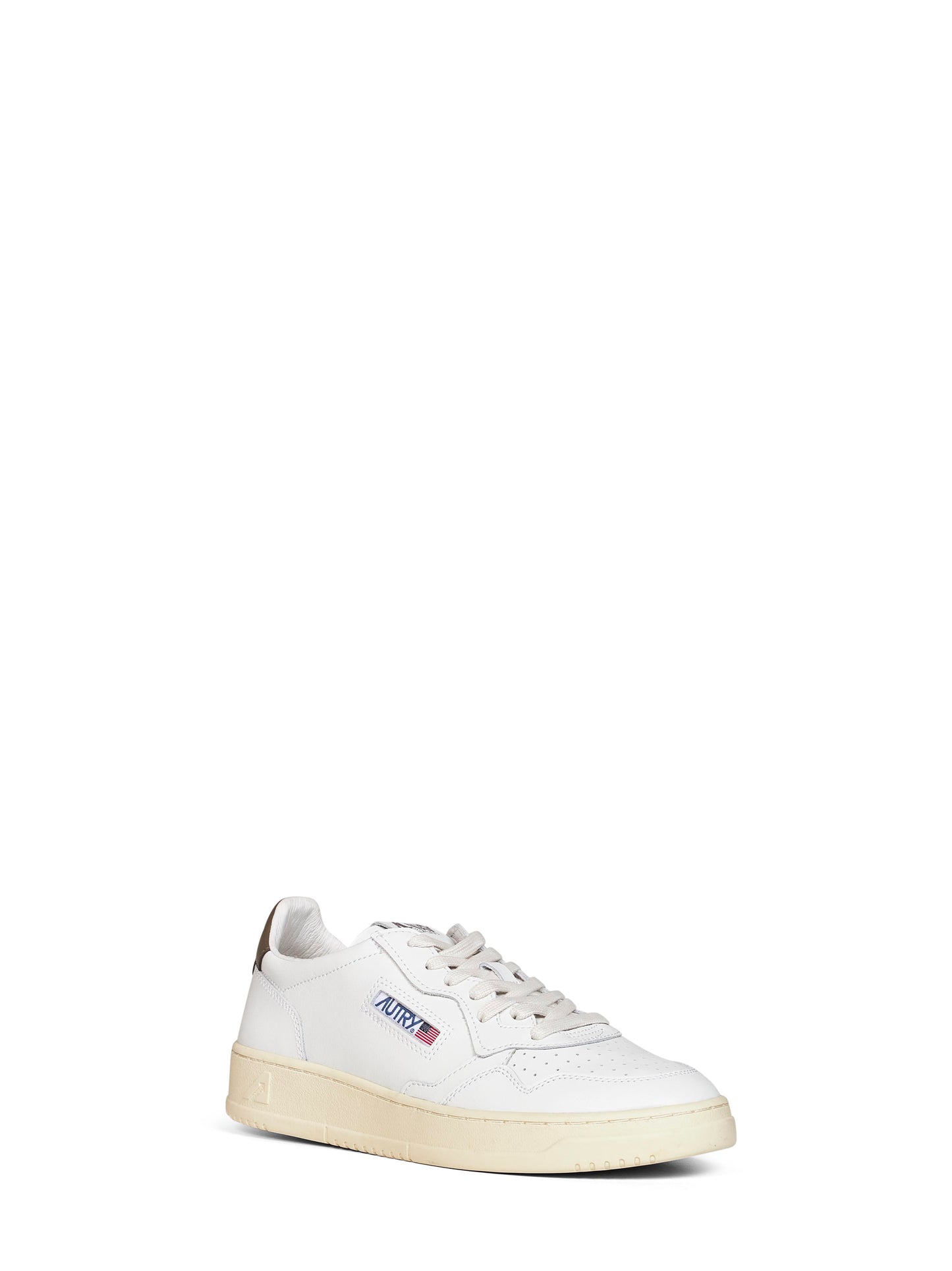 White leather Medalist Low sneakers<BR/>