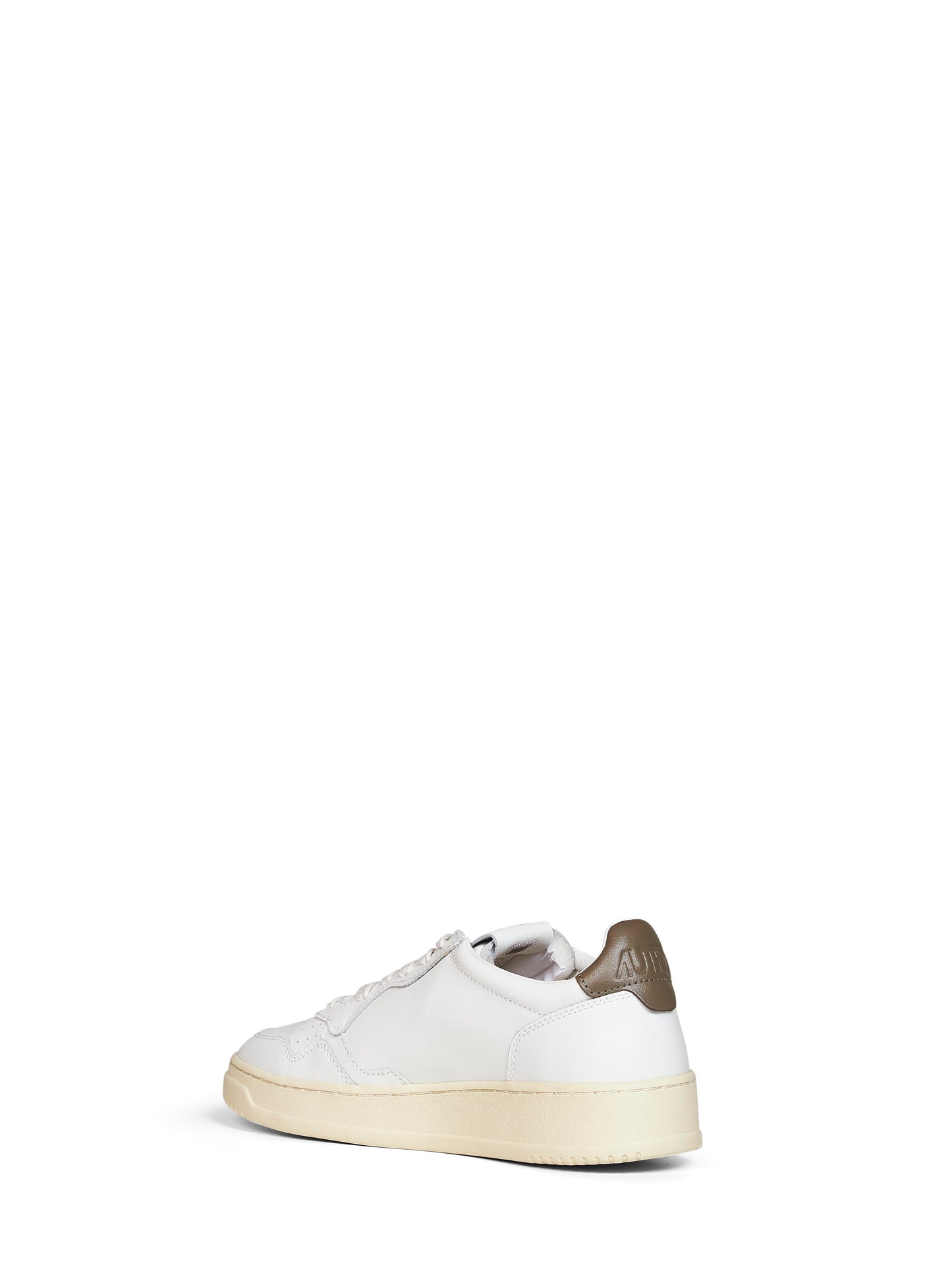 White leather Medalist Low sneakers<BR/>