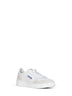 White leather and suede Medalist Low sneakers