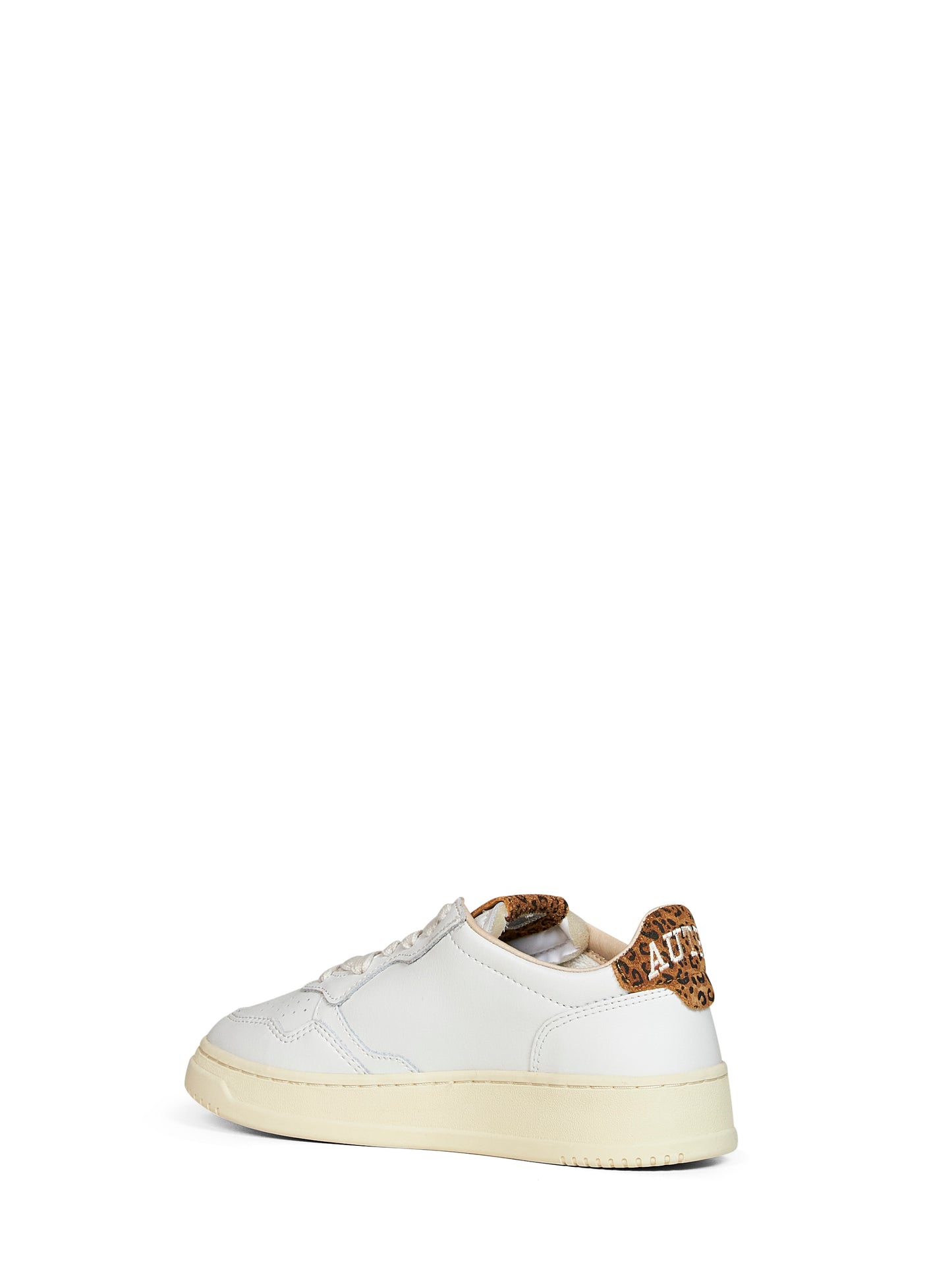 White leather Medalist Low sneakers<BR/>