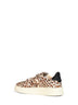Leopard-print calf hair Medalist Low sneakers