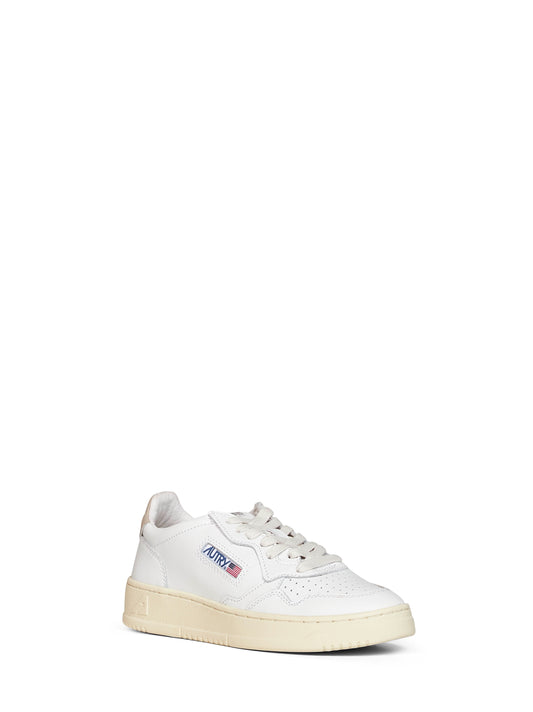 White leather Medalist Low sneakers
