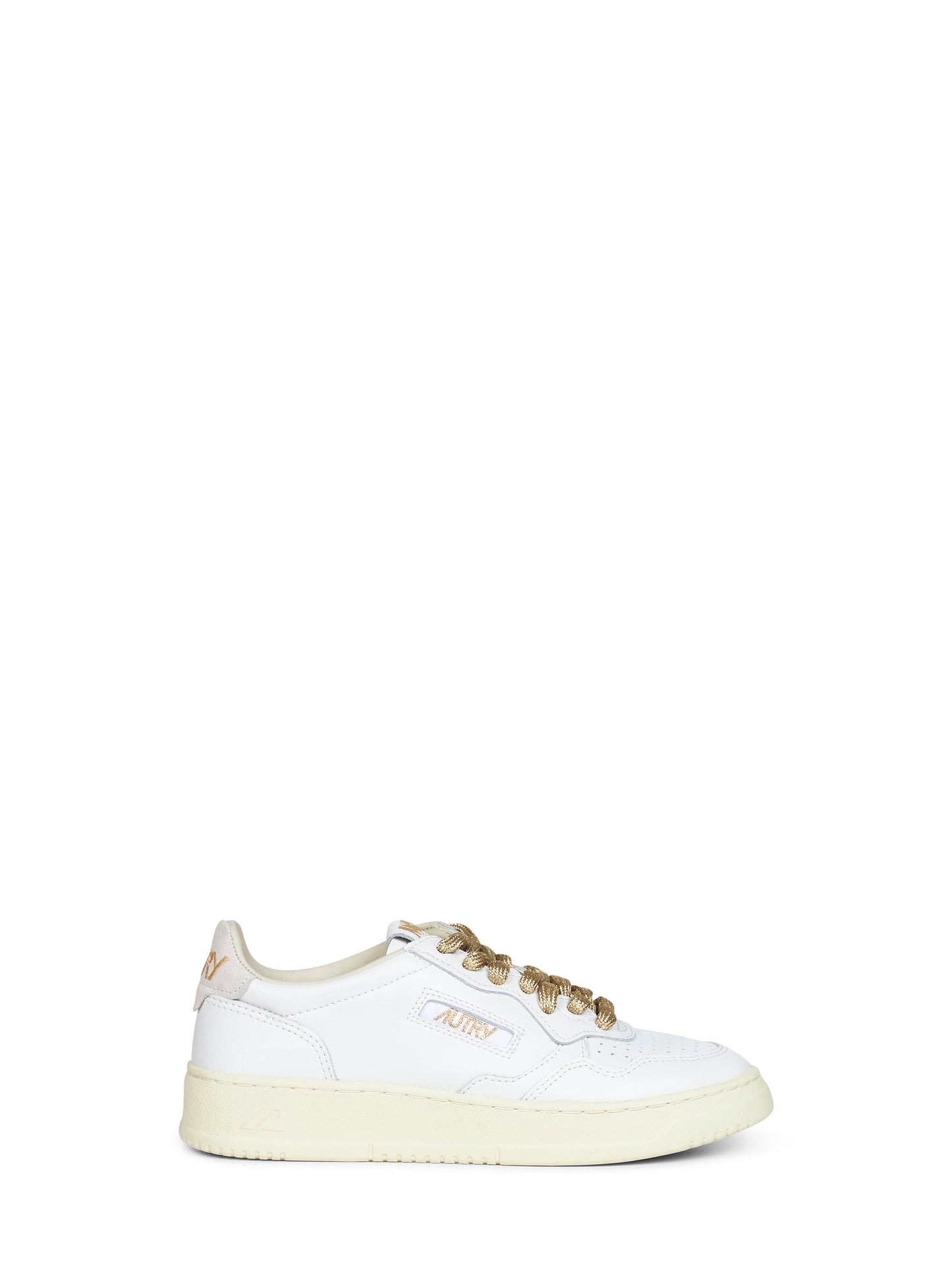 Medalist Low Sneakers in White Leather