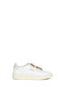 Medalist Low Sneakers in White Leather
