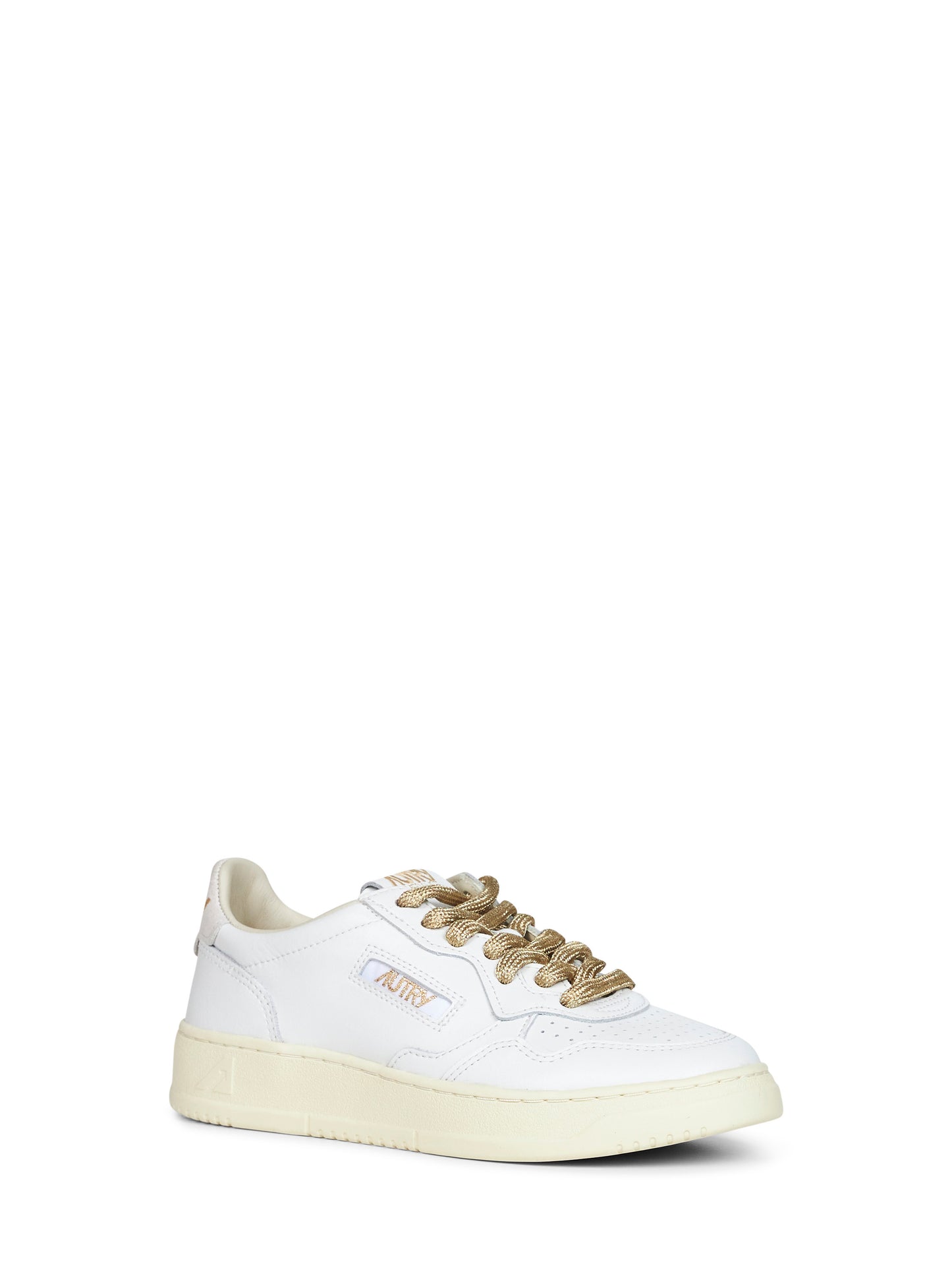 Medalist Low Sneakers in White Leather