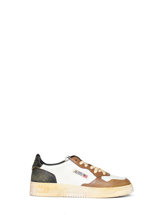 Sneakers Medalist Low Super Vintage in pelle bianca