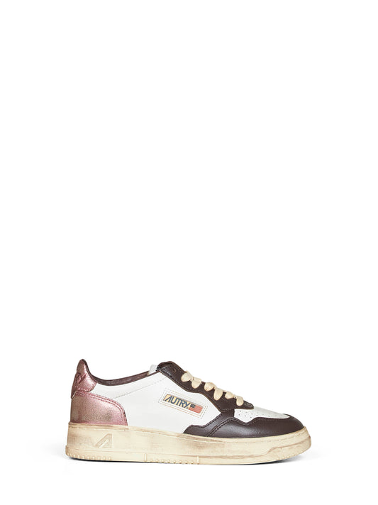 Sneakers Medalist Low Super Vintage in pelle bianca