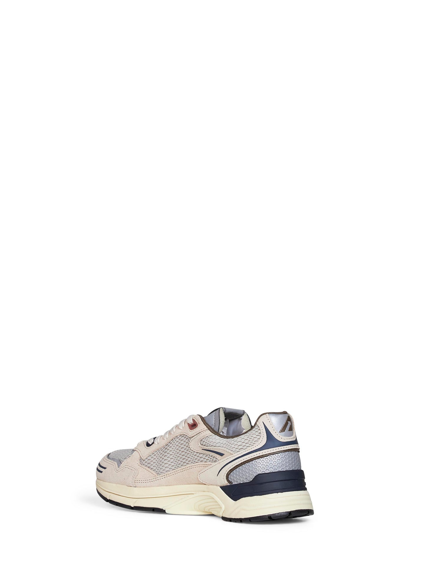 Sneakers Hyperway in mesh e suede beige