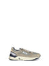 Green mesh and suede Hyperway sneakers