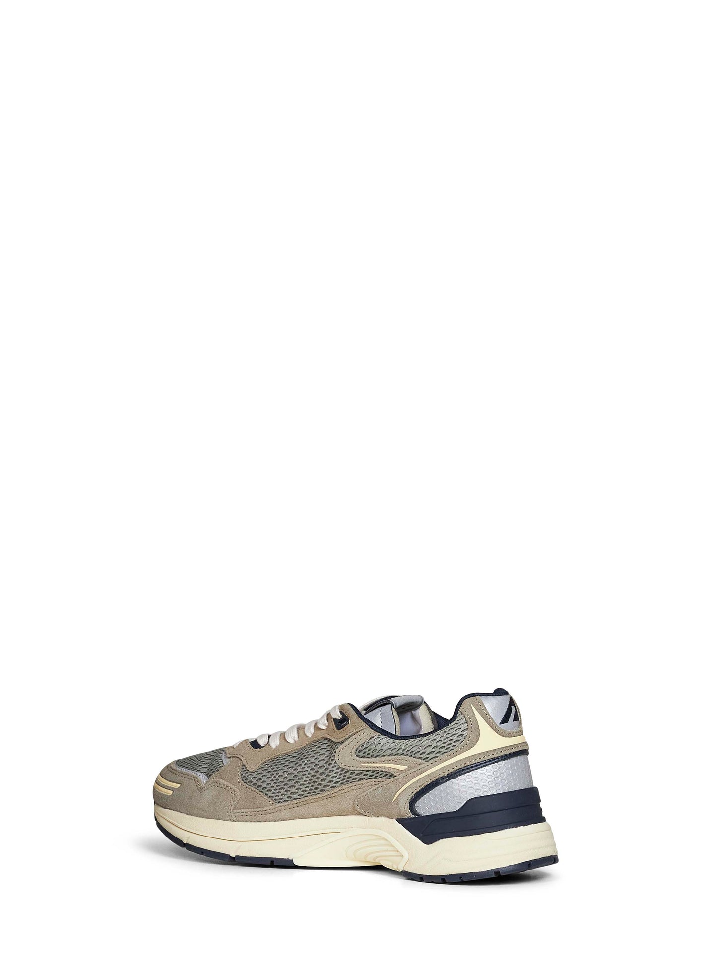 Green mesh and suede Hyperway sneakers