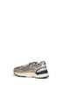 Green mesh and suede Hyperway sneakers