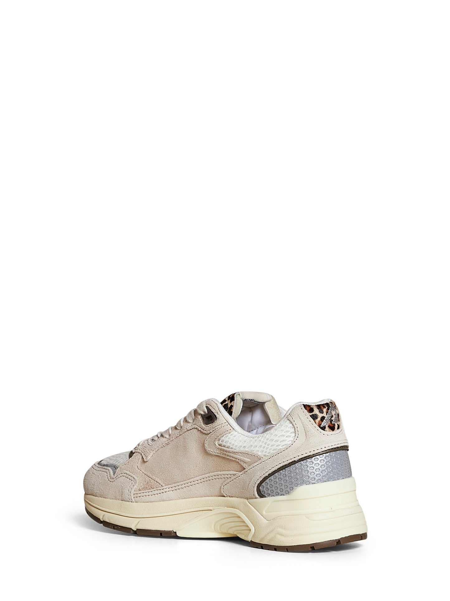 Sneakers Hyperway in mesh e suede e cavallino