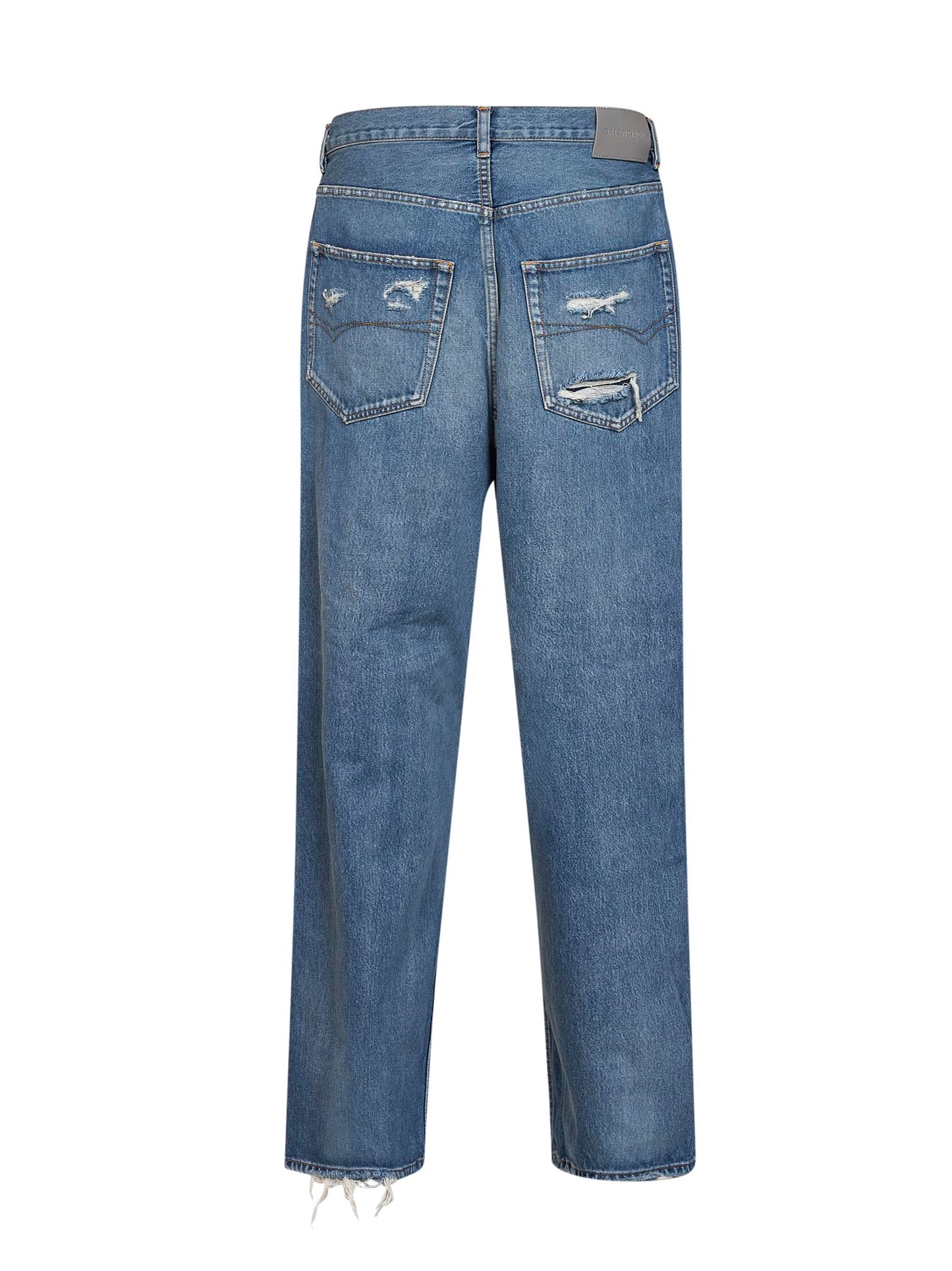 Jeans I Jeans Baggy in denim giapponese organico blu scuro