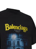 T-Shirt The Address Vestibilità Media nero slavato