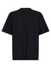T-Shirt The Address Vestibilità Media nero slavato