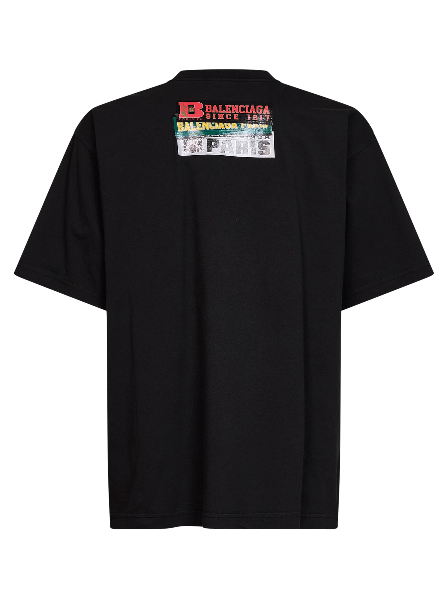 Black Bumper Stickers Medium Fit T-Shirt